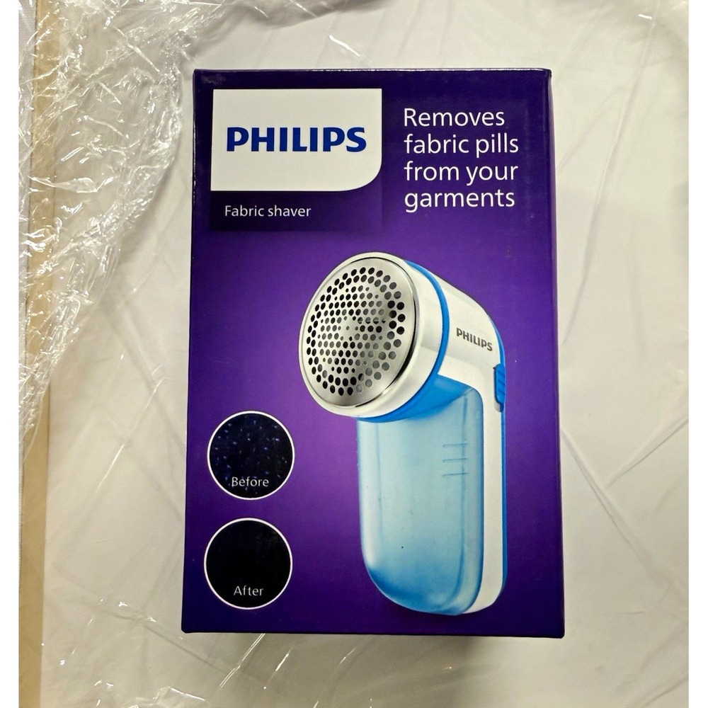 Philips Electric Fabric Shaver Lint Remover Blue/White GC026 for Clothes